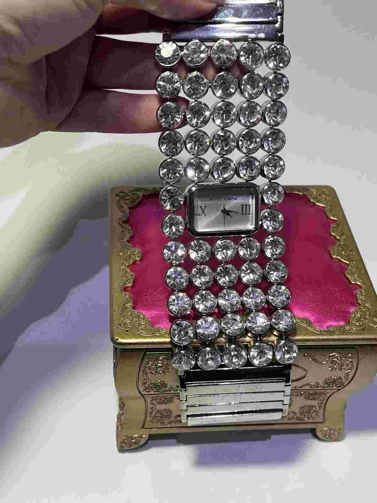 Betsey Johnson Watch Crystal Strap