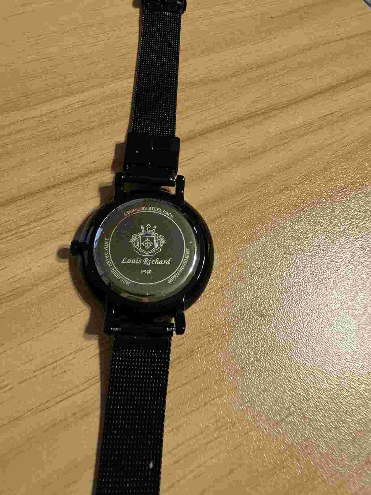 Luxury Louis Richard Ladies Watch with Mesh Band