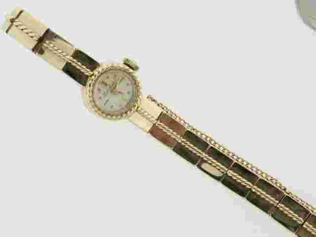 Paul Buhre 14K Solid Gold ladies Swiss watch.