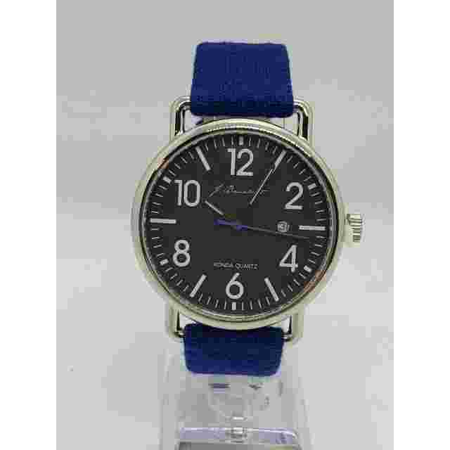 J. Brackett Camden Wool Band Men's Watch, Blue/Gray Ronda Quartz