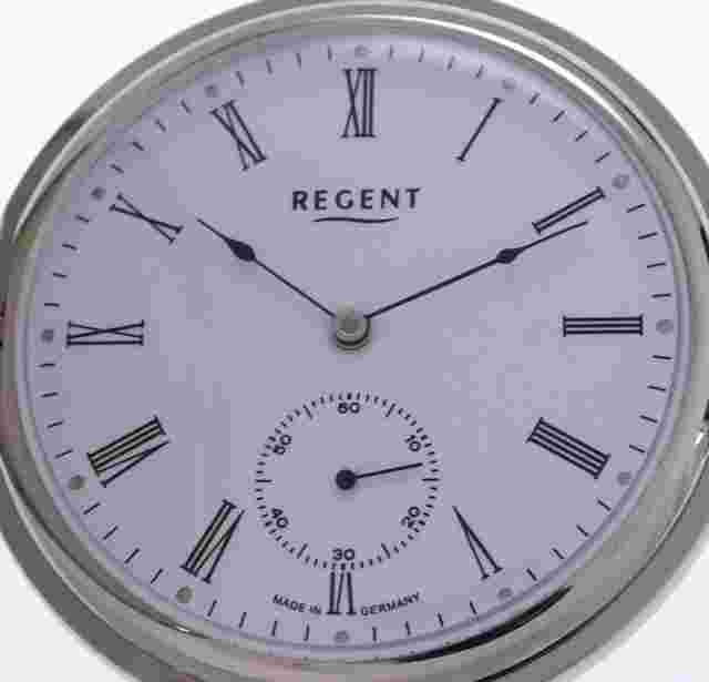 Regent Made in Germany ETA UNITAS 6498-1 Pocket Watch + Chain RRP* 698.00 EUR