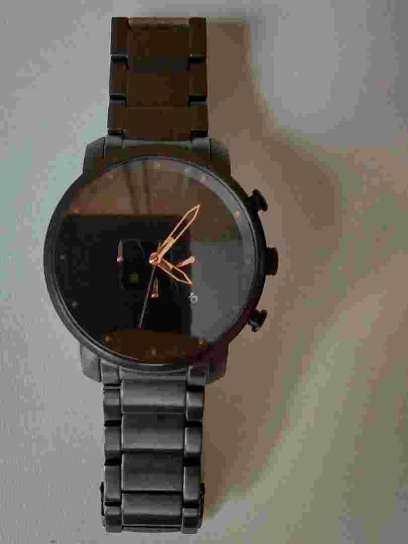 MVMT watch men Chronograph black gold size 45mm