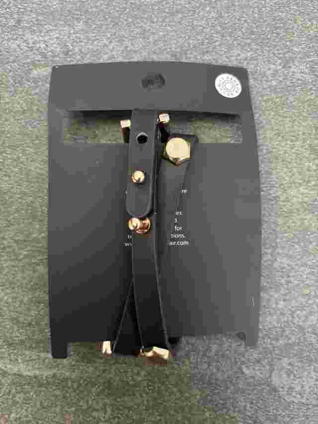 NWT New York & Co Rose Gold Tone & Black Faux Leather Wrap Watch