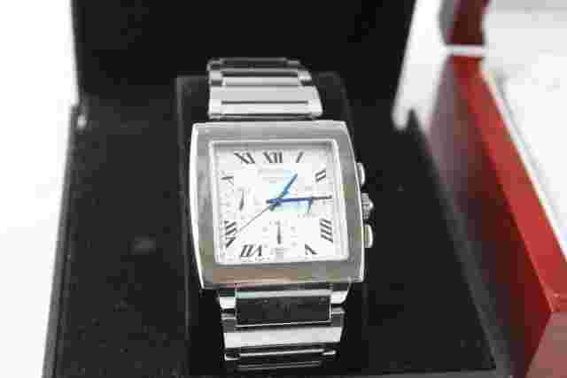 Mens Chronograph Watches With Boxes Quartz Amadeus Klaus-Kobec Working x 2