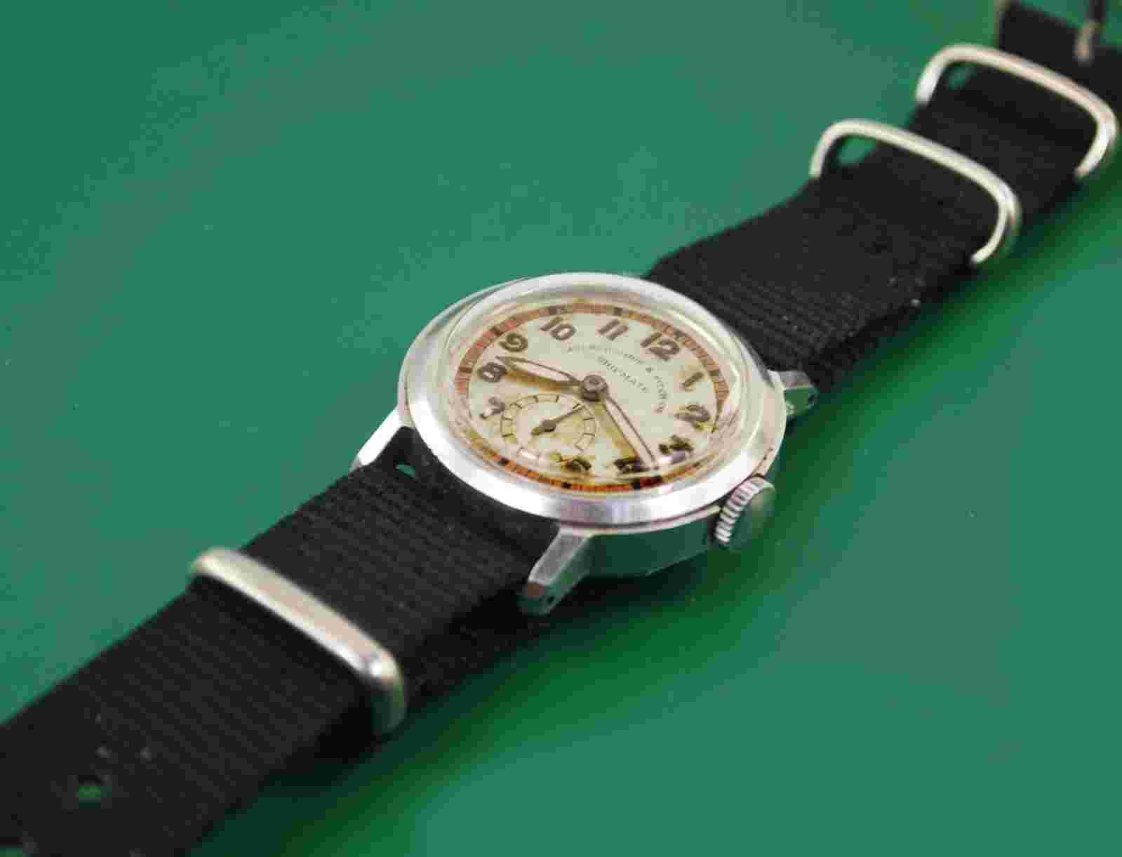 Vintage 1940's ABERCROMBIE & FITCH  "Shipmate" Military US Navy WWII Men's Watch