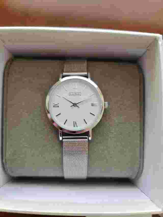 Gift Boxed Luke Henry Broadway Silver 32mm LH2503