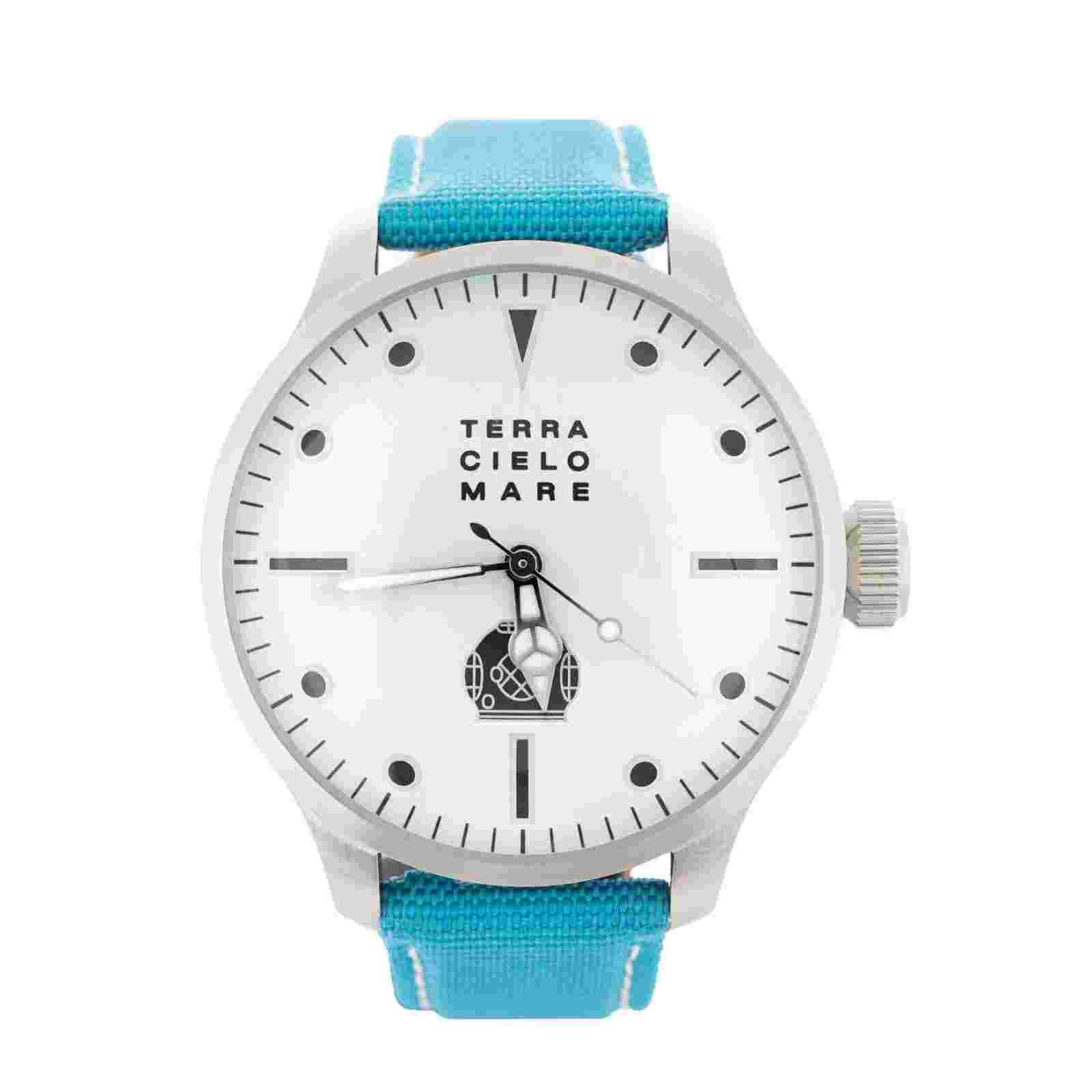 Terra Cielo Mare Palombaro Stainless Steel White Dial 45mm TC6033AC3PA Full Set