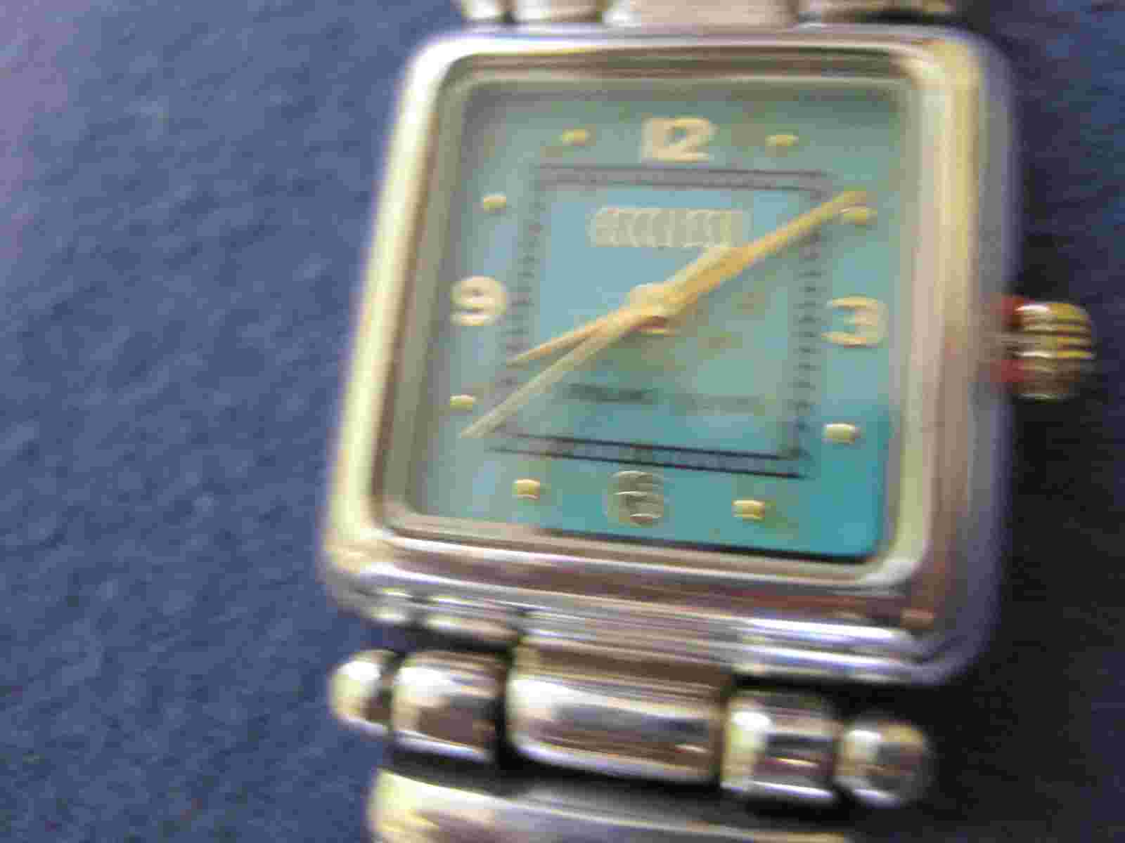 #96 ECCLISSI ladys sterling silver quartz   64 gram watch bracelet