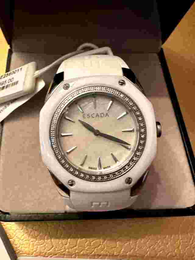 Escada Women's Analog Diamonds Wrist Watch