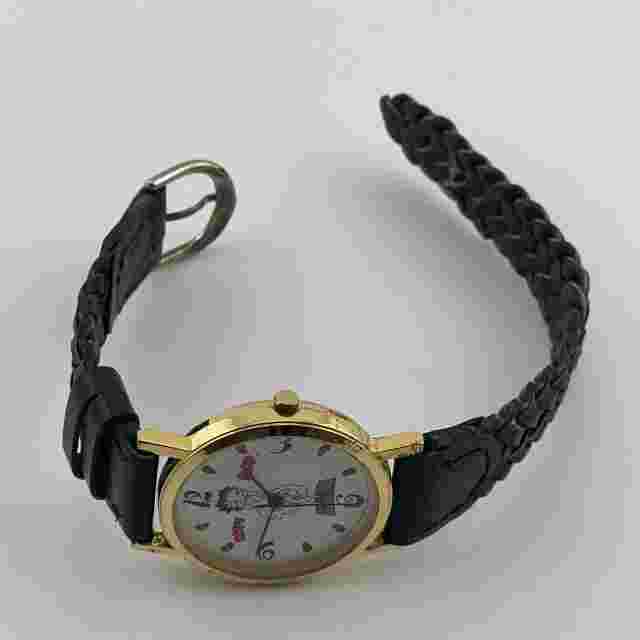 Betty Boop Watch Womens Marylin Monroe Dress 33mm Case Black Braided Band Quartz