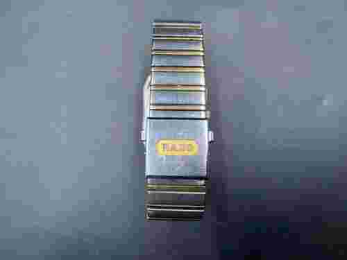 Rado Watch DIASTAR 129.0266.3 Quartz Tungsten 18k Gold Plated Date T3475