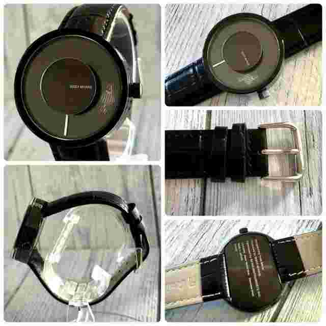 ISSEY MIYAKE VUE Watch Quartz 38mm Men's Black Dial Round Used Japan