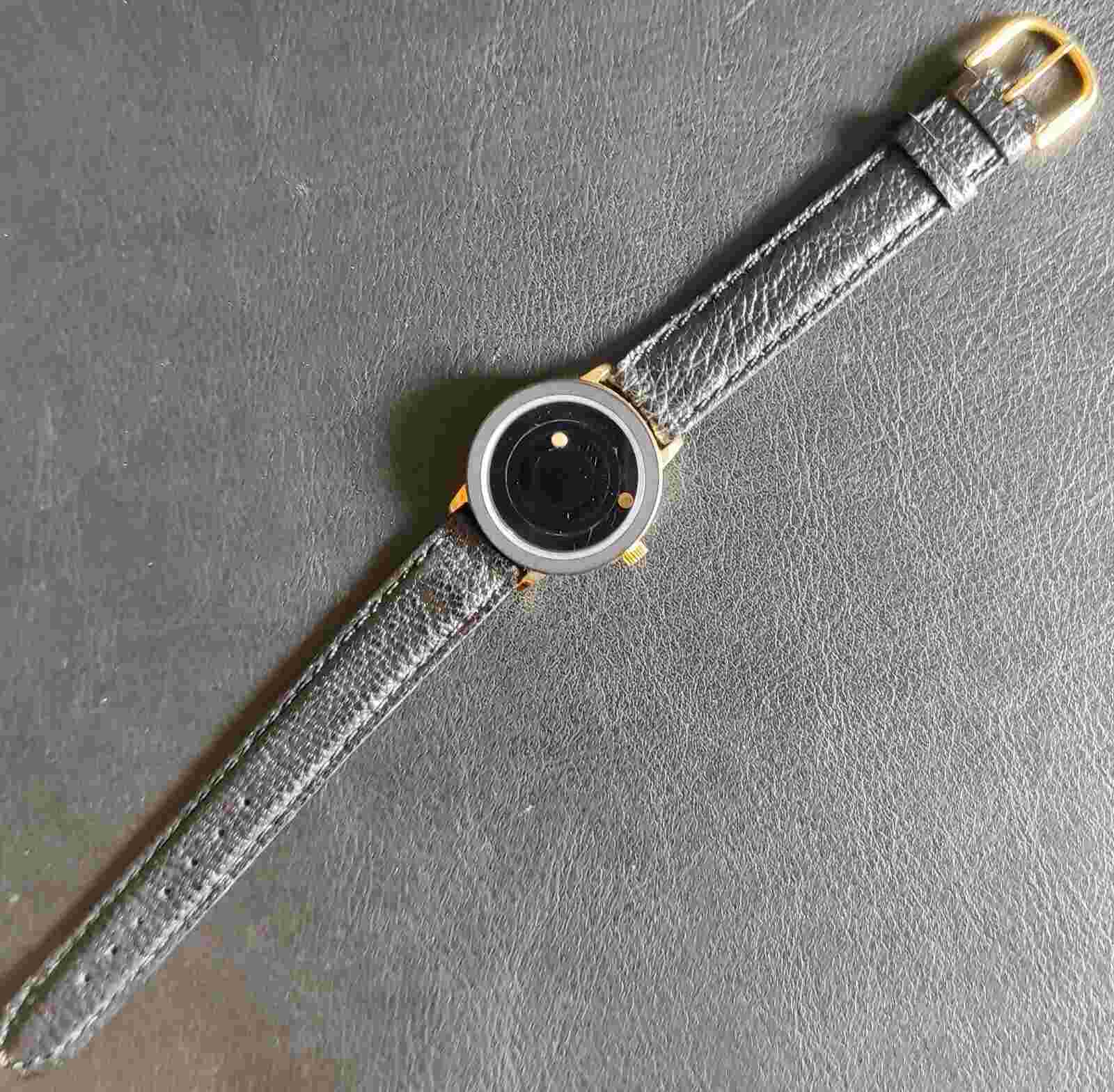 Mortima Cattin Thinline Cal.C81 Mystery Dial Quartz watch 31mm NOS very rare