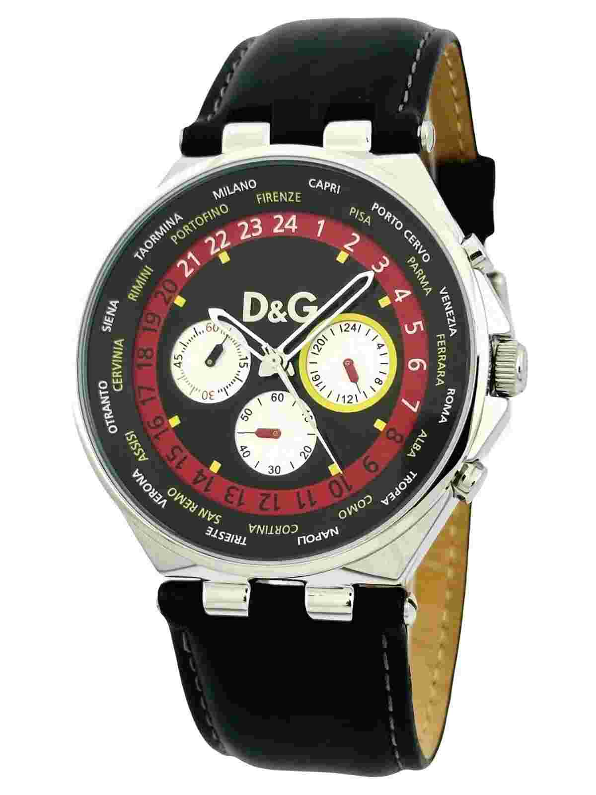 D&G Dolce & Gabbana Men's 3719770194 Unique  Multi function Watch D&G3719770194