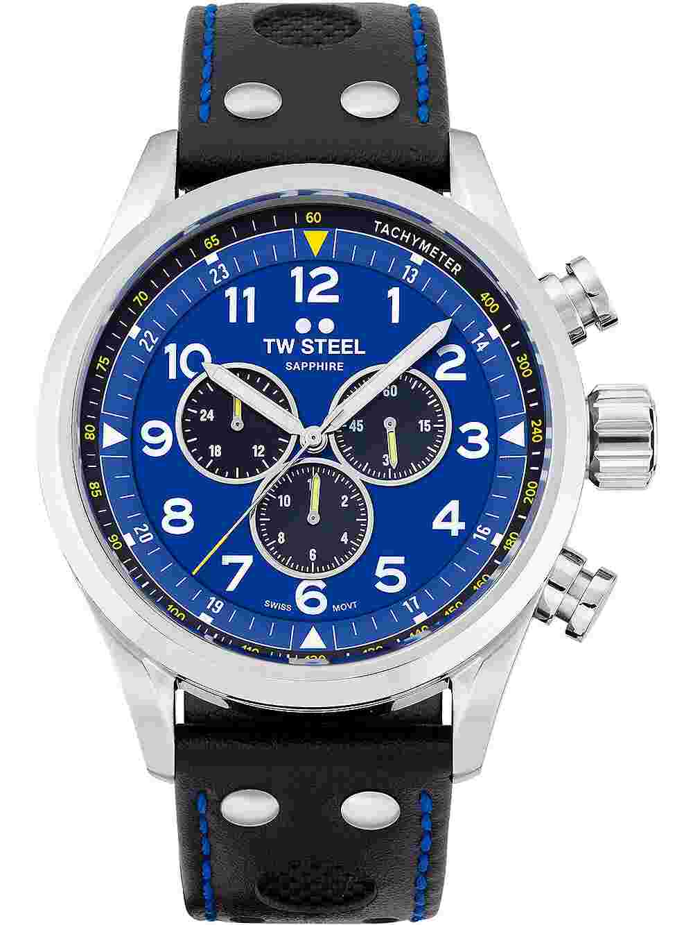 TW-Steel SVS305 Volante Chronograph Petter Solberg Mens Watch 48mm 10ATM