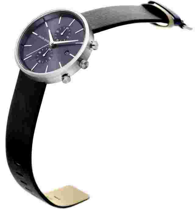 Jacob Jensen Mens Chronograph Quartz Watch With Leather Strap JJ621