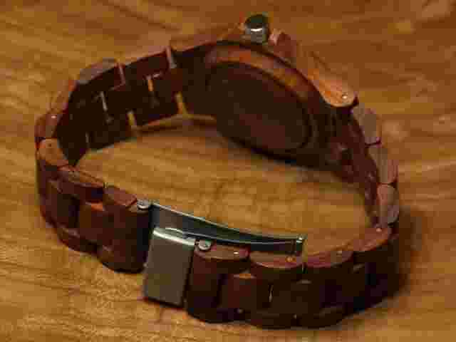 New tense hybrid model No.181 wooden watch using wooden sandalwood Ship From JPN