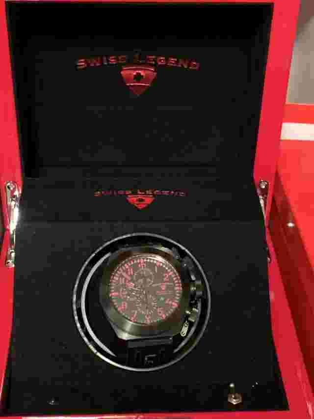 Swiss Legend Militare No 1 Mens Swiss Made Automatic Chronograph Watch NEW $2995