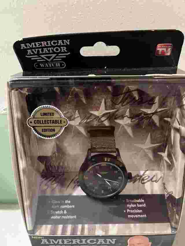 AMERICAN AVIATOR WATCH (RICK HARRISON) LIMITED EDITION COA BRAND NEW