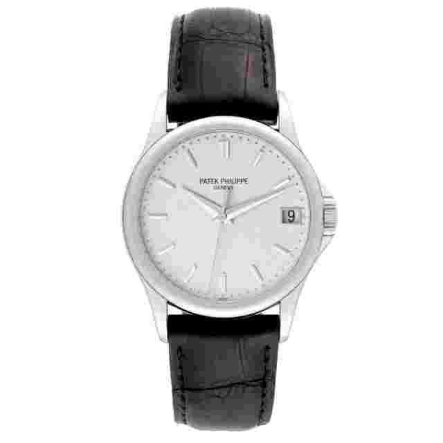 Patek Philippe Calatrava White Gold Automatic Mens Watch 5127G Papers