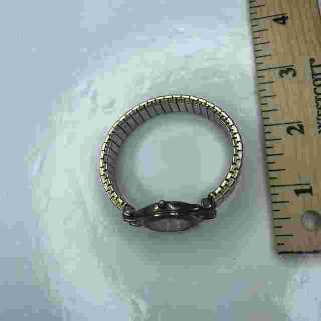 A Sasson Japan Two Tone Japan AKS Stretch Ladies G1285QB Vtg Stainless Untested