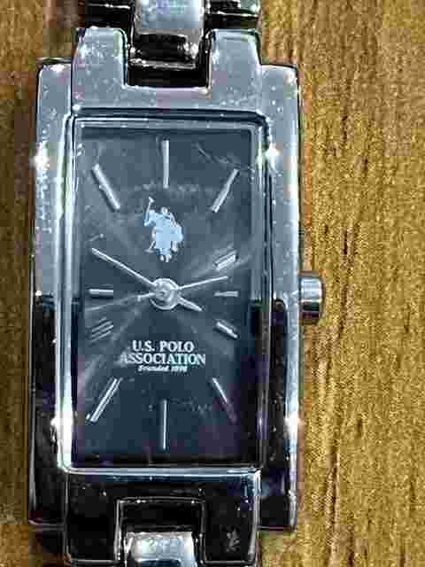 Chic US Polo Assn USP 0008 Black Dial Quartz Ladies Bracelet Watch - Working