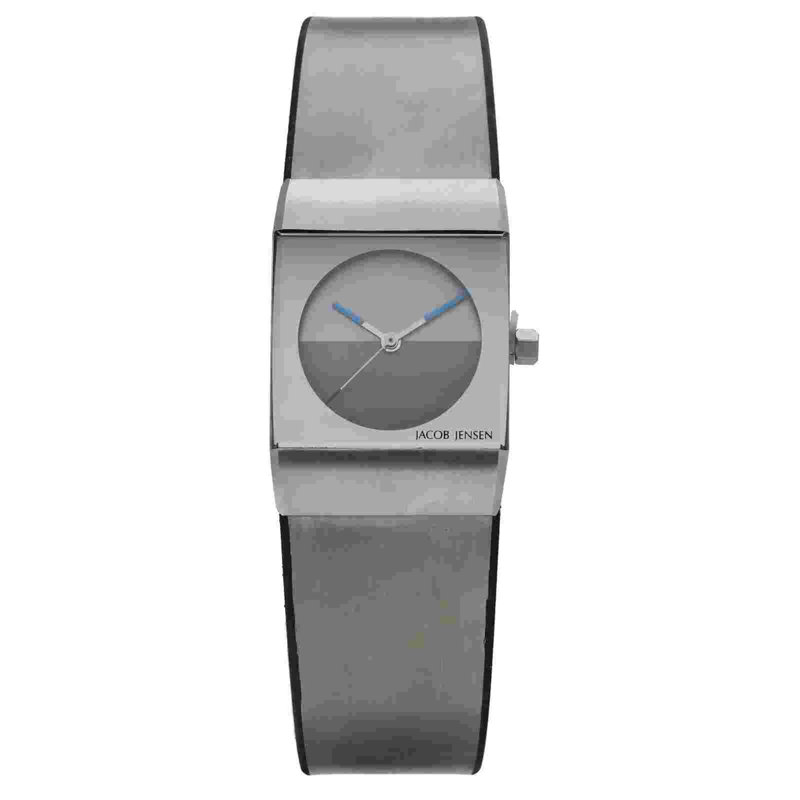 Jacob Jensen Classic Series 522 Steel/Titanium Rectangle Quartz Women's Watch