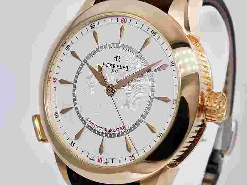 Beautiful Perrelet Five-Minute Repeater 18k Rose Gold  Ltd  50pc 42mm LNIB