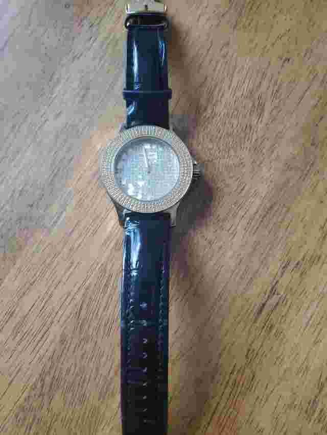 Men's Vintage King Master Diamond Chronograph Gold Tone Stainless Steel Watch