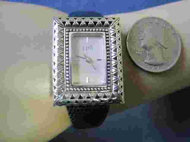 H 165 ladys sterling silver  J.JILL quartzl watch