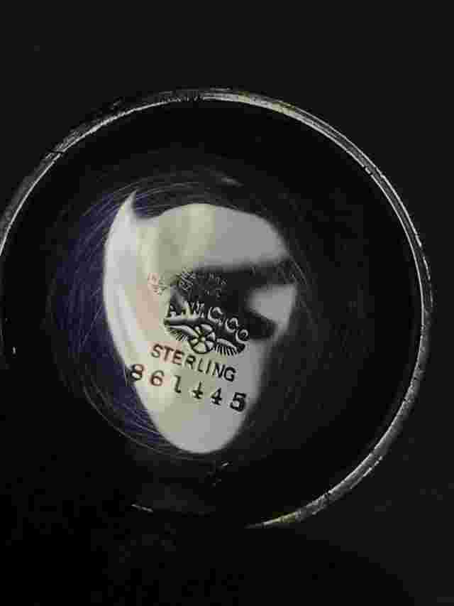 Antique The Wellner Sterling Silver 15 Jewel Dress Pocket Watch