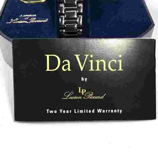 NEW In Box Da Vinci  By Lucien Piccard Metallic Gray  Quartz Woman's Watch