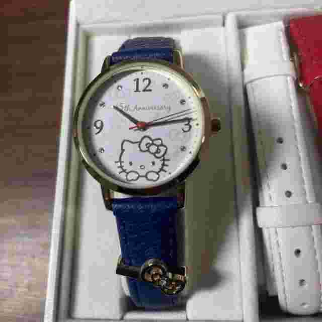 Hard To d, Sanrio Hello Kitty 45Th Anniversary Watch With Replacement Belt
