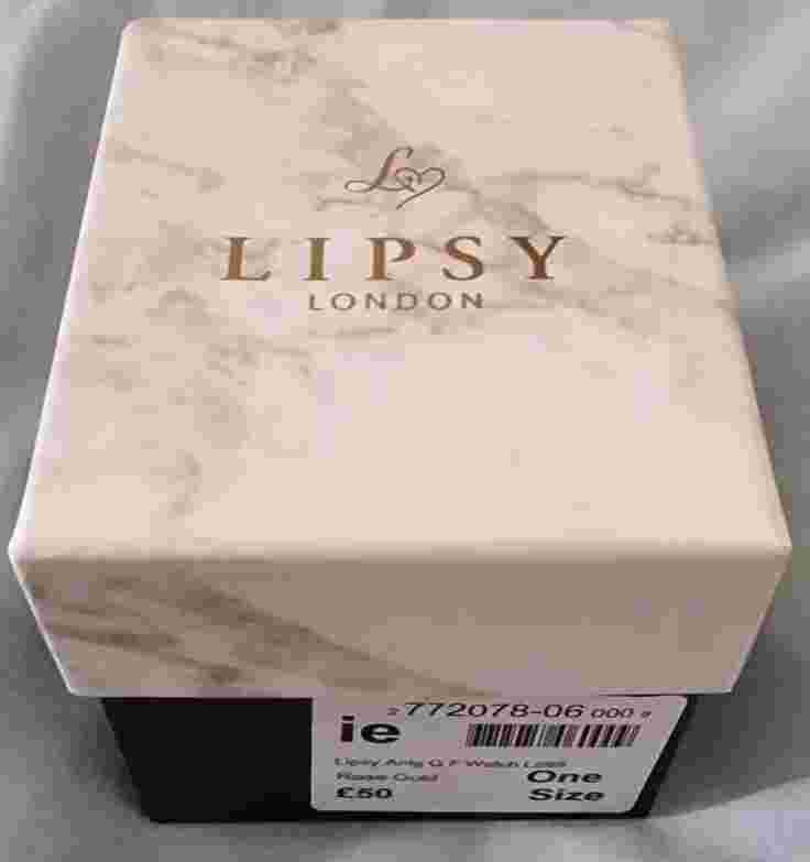 Offers Welcome ladies lipsy watch brand New With Tags And Box.