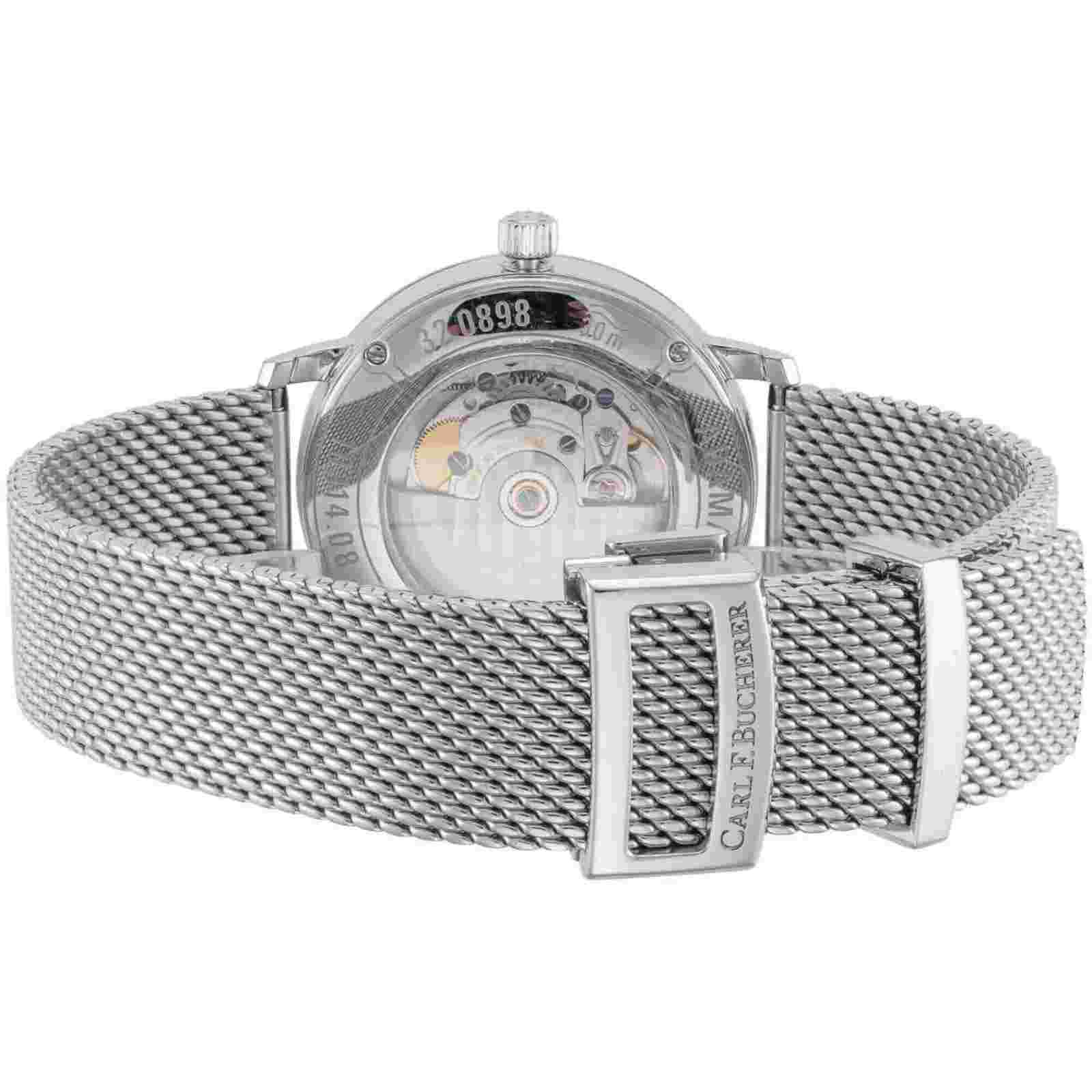 Carl Bucherer Unisex Watch Adamavi Beige Dial Steel Bracelet 00.10314.08.93.21