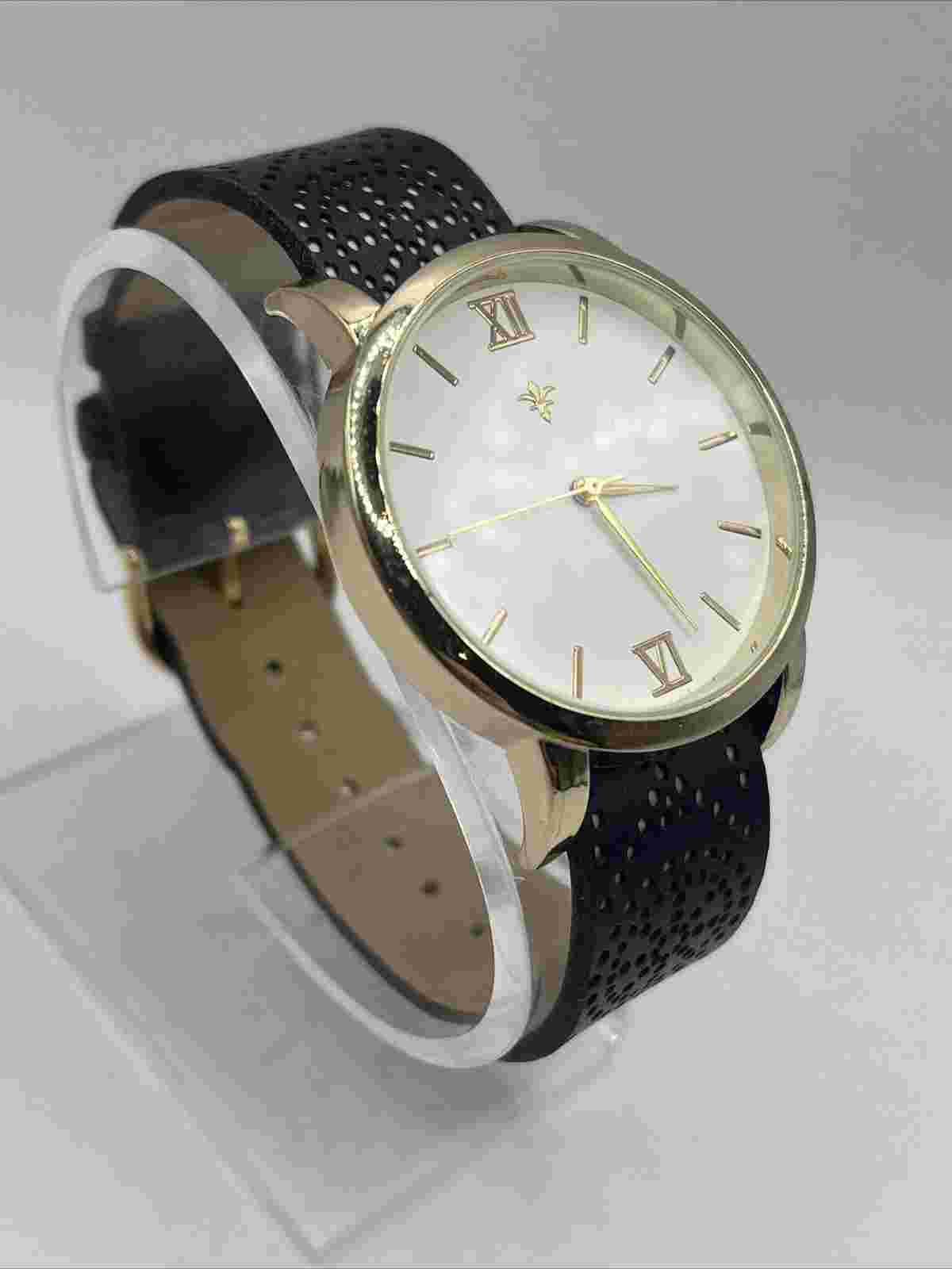 Cato Women's Quartz Watch with 5 Interchangeable Bands Gold Case- New Battery