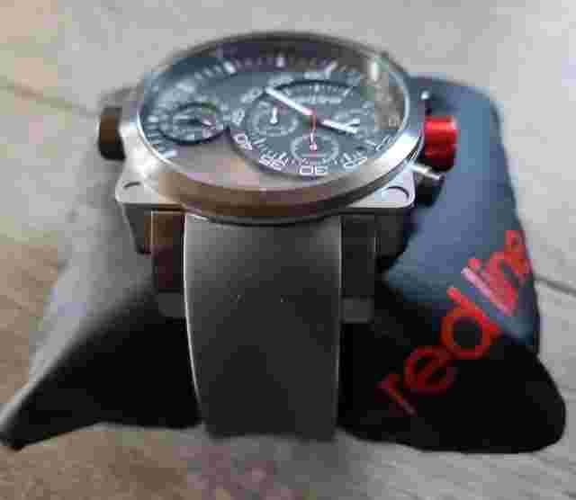 red line mens watch