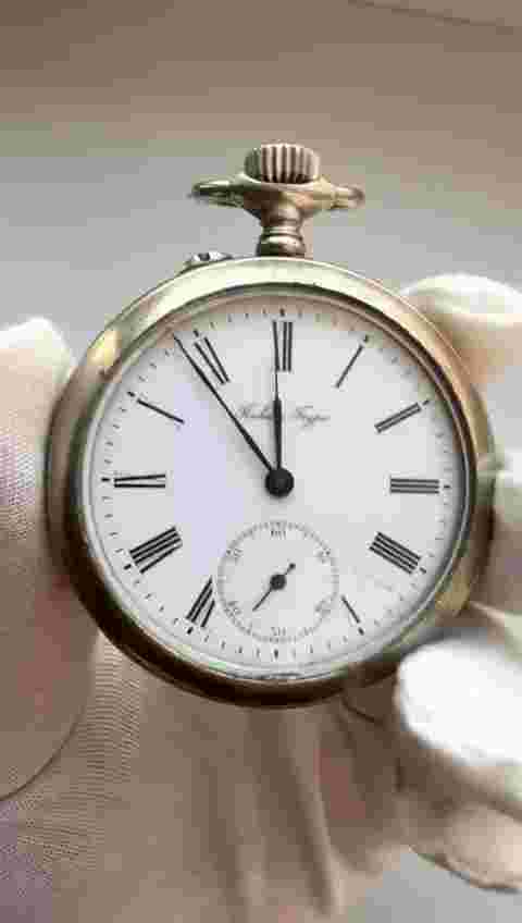 Pavel Bure antique pocket watch manual winding Russia Big size Rare watch Nr8