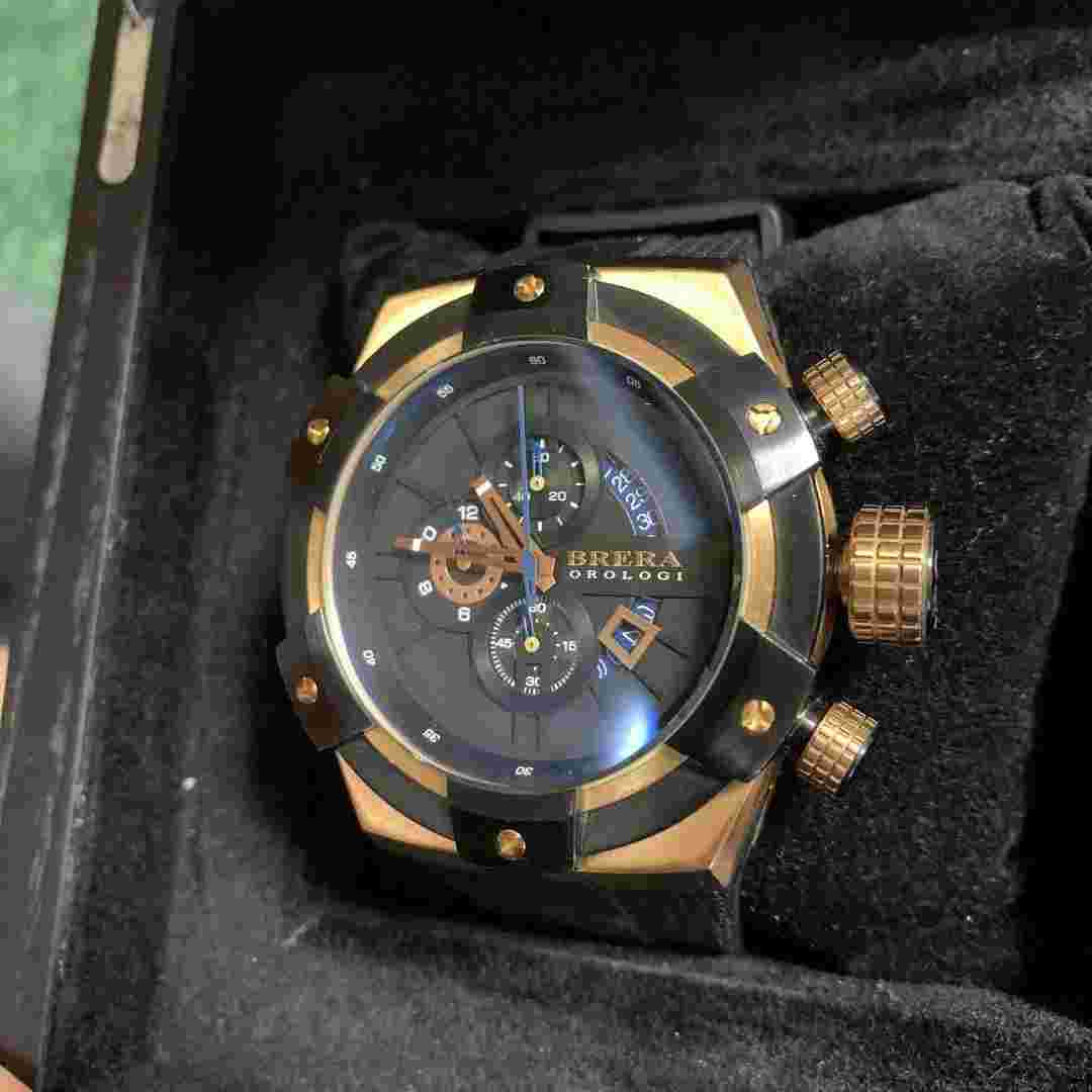 Watch ​Brera Orologi BRSSC4902 Rose Gold IP Stainless Steel 316L Chronograph