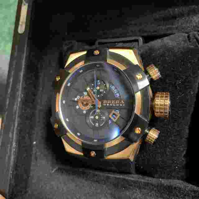 Watch ​Brera Orologi BRSSC4902 Rose Gold IP Stainless Steel 316L Chronograph