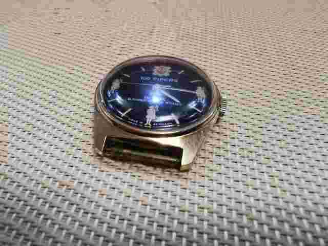 vintage rare GERMANY GOLD PLATED MEN watch 100 PIPERS DE LUXE