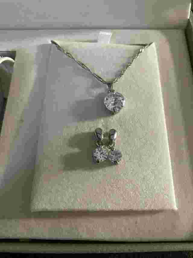 Cote D' Azure Watch & Rhinestone Bracelet Jewelry Gift Set