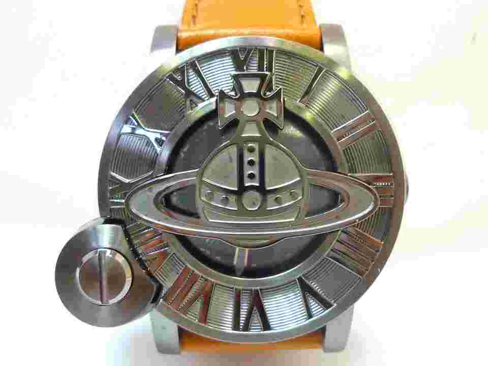 Vivienne Westwood Men'S Watch Cageii M Grey/Brown Vw24F1  Ic Genuine Box
