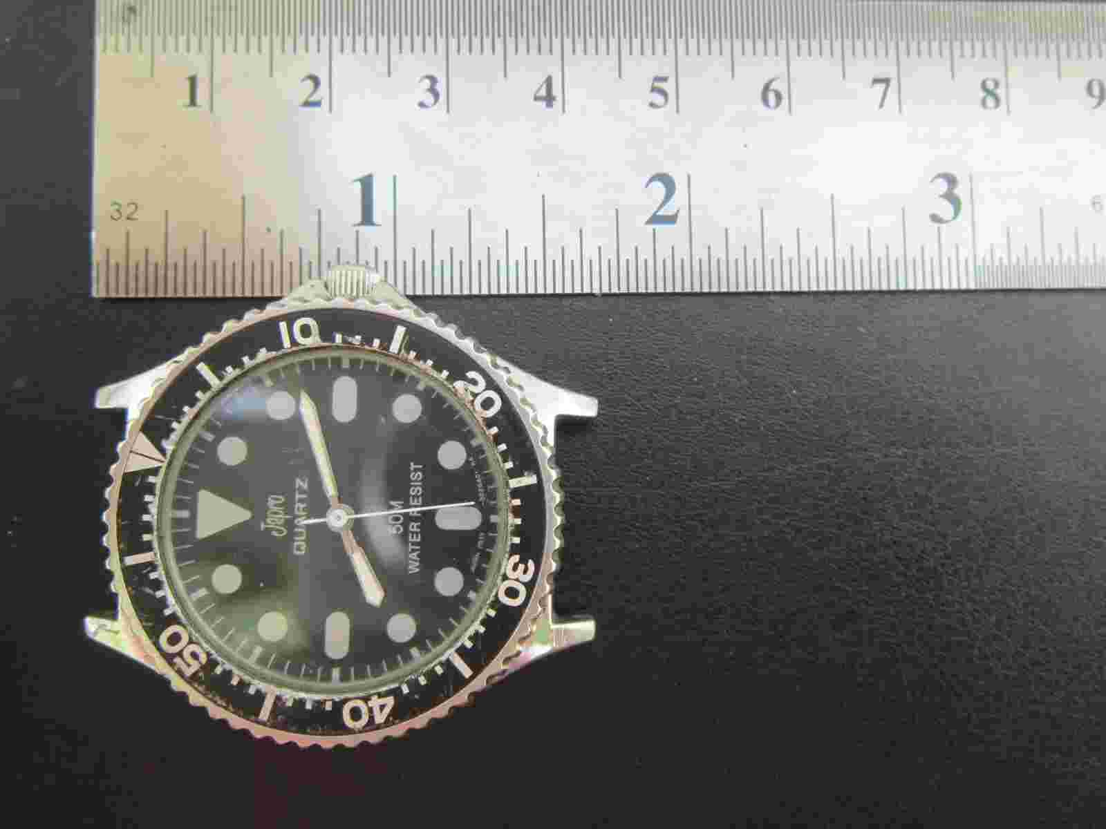 Used Rare Model Vintage Q&Q Japro Quartz watch Japan Stainless Steel Back