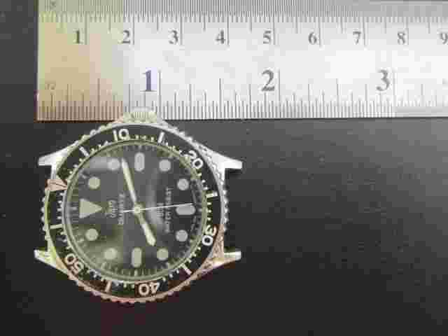 Used Rare Model Vintage Q&Q Japro Quartz watch Japan Stainless Steel Back