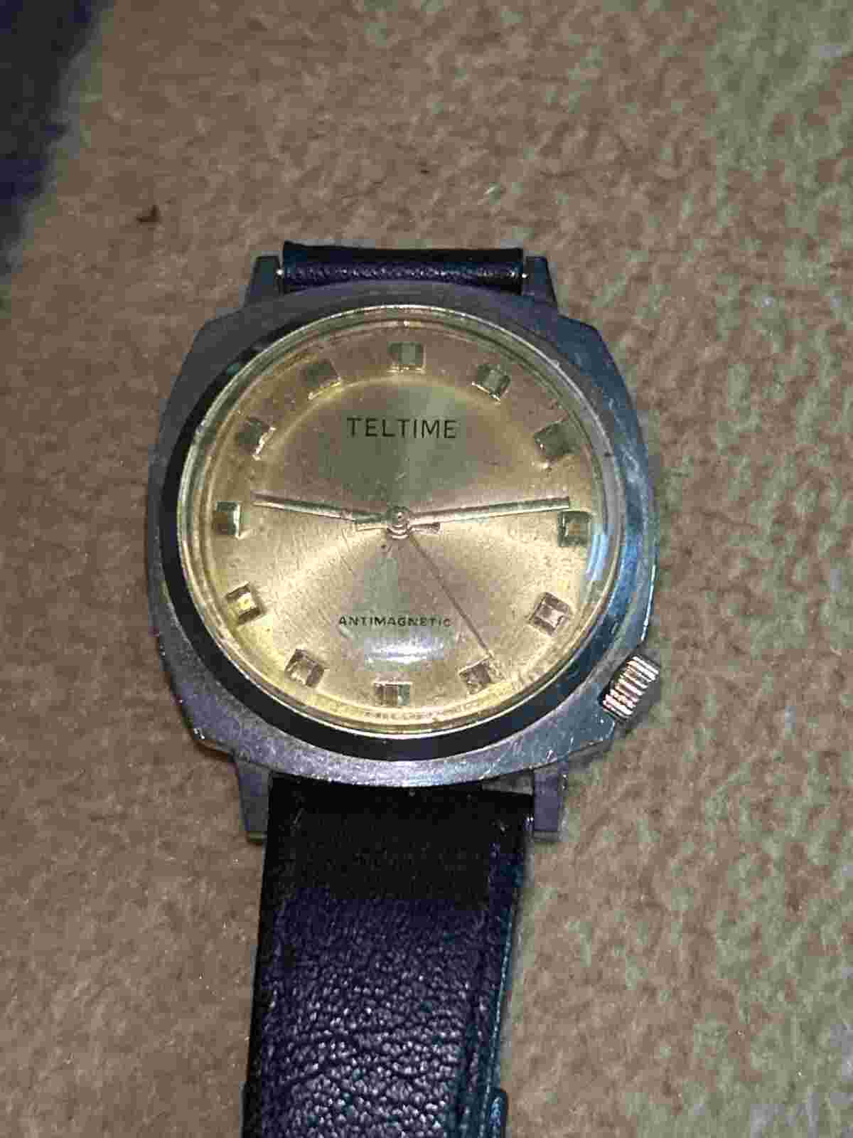 ✩ Vintage TELTIME antimagnetic wristwatch