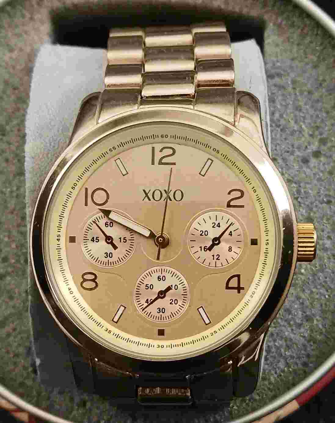 Ladies' XOXO Analog Watch, Rose Gold Color