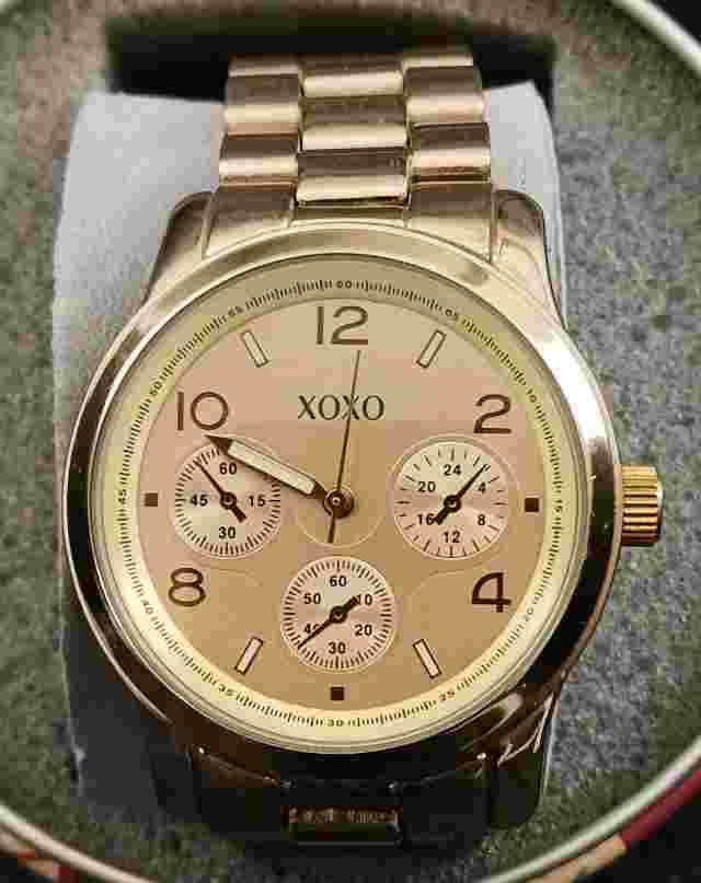 Ladies' XOXO Analog Watch, Rose Gold Color
