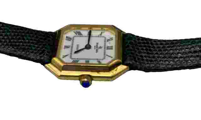 Vintage 80's Jacques Edho Paris Gold Plated Tank Watch Repair , Parts