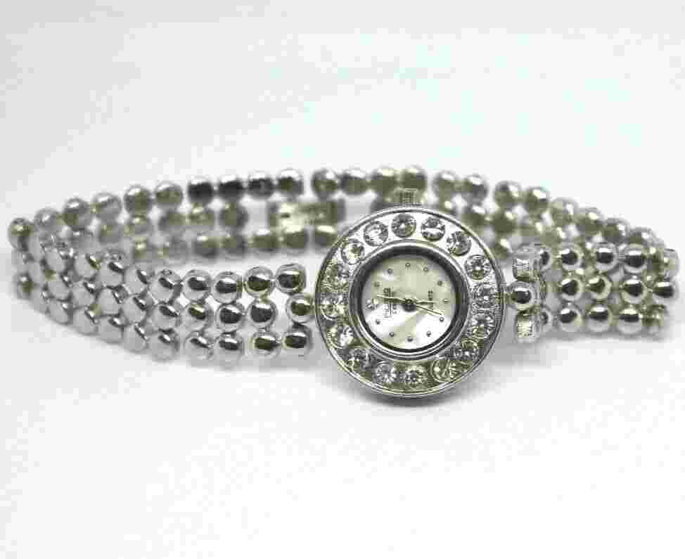 NEW FIGARO COUTURE WATCH CRYSTALS MPDIAL 25MM LADIES QUARTZ